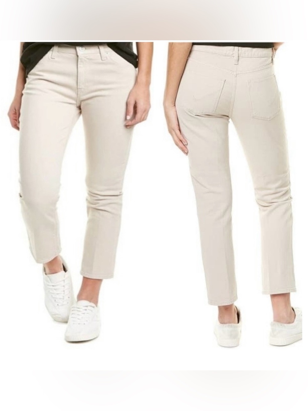 Hudson Barbara Straight Cropped Jeans, EUC